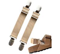 BitsFans Sangles de talon pour mules et sabots Arizona en EVA pour homme et femme, kaki, Ajustable