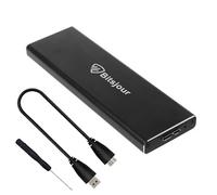 Bitsjour Boîtier SSD pour MacBook Air SSD 6 + 12 broches Apple 2010 2011 MacBook Air SSD A1370 EMC 2393/2471, A1369 EMC 2392/2469, USB 3.0 avec sac de rangement