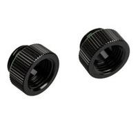 Bitspower Touchaqua Lot de 2 adaptateurs G1/4 Zoll AG vers G1/4 Zoll IG Noir