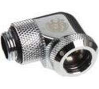 Bitspower Adaptateur Multi-Link Raccord 90 degrés G1/4 pouce mâle sur 12mm AD Hardtube - rotatif, argenté
