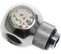 Bitspower Adaptateur T-Splitter G1/4 pouce mâle vers 2x G1/4 pouce femelle - pivotant, argent brillant
