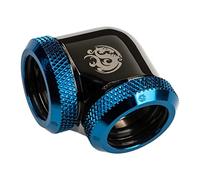 BitsPower Adapter 90 Grad 16mm AD Hardtube Auf 16mm AD Hardtube - Schwarz glänzend/Blau