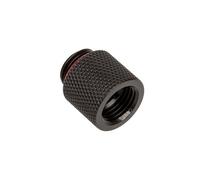 Bitspower Adapter G1/4 Zoll Ag Auf G1/4 Zoll Ig - 15mm, Carbon Schwar