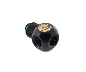 Bitspower Adapter Q-splitter G1/4 Zoll Ag Auf 2x G1/4 Zoll Ig - Drehb