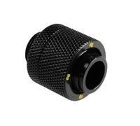 Bitspower Anschluss Gerade G1/4 Zoll Ag Auf 16/13mm - Schwarz Matt