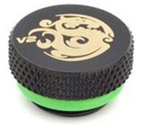 BitsPower étanchéité bouchon V2 G1 / 4 pouces - noir mat G