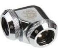 Bitspower Multi-Link Adaptateur 90 degrés 12mm AD vers 12mm AD Hardtube - argent brillant