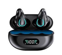 Bitstik Écouteurs sans Fil Bluetooth Clip Mini Casque Rechargeable Casque Sport os Conduction Casque Exercice Conduite Casque de Marche (Noir)