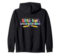 Bitte Hier unterschreiben Grundschule Ritual DE Sweat à Capuche