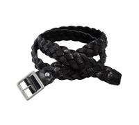 Bitte Kai Rand - Ceinture en cuir tressé - unisex - Accessoires - Noir - Taille: M