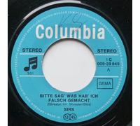Bitte sag' was hab' ich falsch gemacht / Du bist mein schönster Gedanke (7"Vinyl Single 1971)(Columbia 006 29 849)