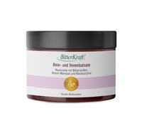 BitterKraft! Baume pour jambes et veines, 100 ml, d'après Hildegard von Bingen, soin naturel de la circulation sanguine avec marronnier d'Inde et feuilles de vigne rouge, sans additifs, 100 % naturel