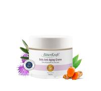 BitterKraft! Crème Visage Anti-Âge 50ml - à l'acide hyaluronique & substances amères précieuses - selon Hildegarde de Bingen - Soin 24h Jour & Nuit - Hydratation & Régénération - 100% naturel - Fabri