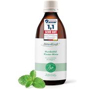 BitterKraft! Huile buccale | 200 ml | Huile buccale d'après Hildegard von Bingen | Soin buccal naturel selon la recette traditionnelle | Huile buccale | Végétalien (200 ml, menthe du monastère)