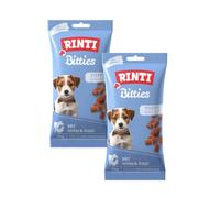 Rinti Bitties Puppy – Poulet & Bœuf – Complément pour chiots – 2 x 75 g