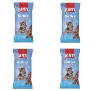Bitties Puppy Poulet & Bœuf | Snacks pour Chiots | 4 x 75 g | avec oméga 3 | Rinti | Aliment complémentaire | Bouchées moelleuses | Pour motiver à l’entraînement | Sans sucres ajoutés | Pack de 4