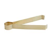 Bitto Pince à Charbon Droit Accessoires d’encensement, Laiton, env. 12 cm