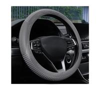 Bittwee Housse de Volant de Voiture en Silicone antidérapant Doux et inodore - Volant Universel de 35,6 à 38,1 cm - Accessoires d'intérieur Automobiles (Gris)