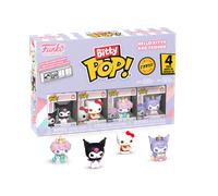 Funko Bitty Pop! 4 Pack: Sanrio - Kuromi - Hello Kitty - My Melody - Mystery Mini Figure - Styles May Vary Et Une Mini-Figurine mystère Surprise - 0,9 Pouce (2,2 cm) De Collection - Idée Cadeau