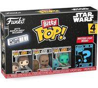 Funko - Figurine Bitty Pop! Star Wars (Han Solo, Chewbacca, Greedo) 2,2cm - Étagère empilable incluse