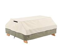 Bitubi Housse de Table de Pique-Nique imperméable et résistante en Toile 600D résistante au Vent, à la poussière et aux UV - 243,8 cm