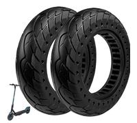 BITUME | 2x Pneu Plein 10x2.125 pouces Pure Electric pour Trottinette Électrique SoFlow S06, Vivobike S2 & S3 Max | Pneu Increvable