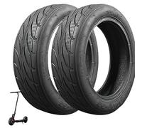 BITUME | 2x Pneu Plein Semi Offroad pour Trottinette Électrique Voltek V6/Moovway Bw | Pneu 10x70/65-6.5 Pouces pour Trottinette Électrique | Anti Dérapant