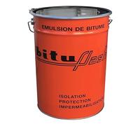 Bitume étanchéité, enduit bitumeux, imperméabilisant maçonnerie, bois, métaux, cuve, bassin, fondation, sol, BITUFLASH - PROCOM 25 litres