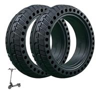 BITUME | Pneus Pleins pour Trottinette Électrique Dualtron Mini | 2x Pneus Increvables 8,5 Pouces pour Trottinette Électrique Roue Avant et Arrière | Pneu Anti Crevaison et Anti Dérapant