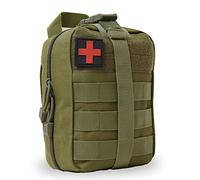 BITUOR Sacs de Premiers Secours, Trousse de Premiers Soins Utilitaire, Extérieure Molle EDC Pouch, Sac d'urgence Médical, Kit de Survie d'urgence Sac à Dos Sac médical Tactiques, Vert
