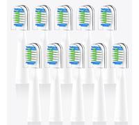 Bitvae D2 Lot De 10 Têtes De Rechange Pour À Dents Électrique Bitvae D2 (Blanc)[Tet419395]