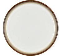 BITZ 821403 Plat de service Grès Crème, Gris Rond Assiette de service