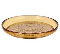 BITZ Kusintha Assiette de verre Dia 18 cm Ambre