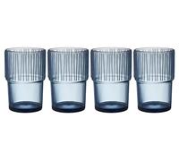 BITZ Kusintha Verre à café 12,5 cm 38 cl 4 pces Bleu