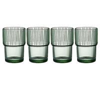 Bitz Verres à café Kusintha 12,5 cm 38 cl Lot de 4 Vert