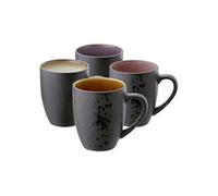 Bitz Set de 4 mugs bicolores 30 cl – mix couleurs