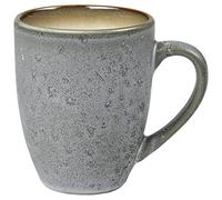BITZ Tasse à café/gobelet à café, tasse en grès robuste, 30 cl, extérieur gris/intérieur crème