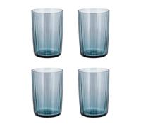 Bitz Verre à eau Kusintha 28 cl Lot de 4 Bleu