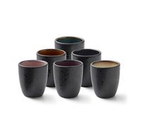 Bitzee Tasse espresso 9 cl 6 pieces Noir ass.