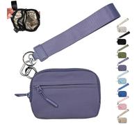 BIUBIULOVE Corelration The Wallet 2e Génération, Portefeuille Corelation, Portefeuille À Dragonne en Nylon pour Femme, Nylon Imperméable (Violet,Taille Unique)