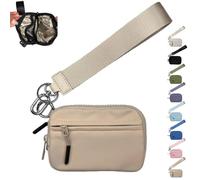 BIUBIULOVE Corelration The Wallet 2e Génération, Portefeuille Corelation, Portefeuille À Dragonne en Nylon pour Femme, Nylon Imperméable (Kaki,Taille Unique)