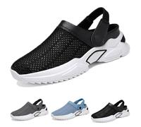 BIUBIULOVE Jerrycherries Chaussures Orthopédiques, Sandales Orthopédiques Jerry Cheerries Pour Hommes, Sandales D'été Orthopédiques Creuses Pour Hommes (Noir,42)
