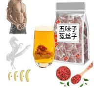 BIUBIULOVE Thé Aux Baies De Goji Five Flavours Essentials pour Hommes, Thé Nourrissant Aux Cinq Saveurs De Baies De Goji, Quatre Célèbres Cinq Saveurs Wolfberry Tea (50 Paquets/1 Sac)
