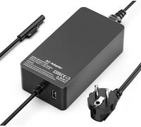 BIUBOTY Chargeur 44 W Ordinateur Portable 15 V 2,58 A Adaptateur Secteur Compatible avec Microsoft Surface Pro 7/6 /5 Pro, Surface Go 3/2, Surface Laptop /3/2, Surface Book, avec Port USB