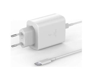BIUBOTY Chargeur 45W USB C Chargeur Rapide Type C Adaptateur d'alimentation pour téléphone Portable pour Samsung Galaxy S22/S21 Ultra/S21+/Z Flip 3/Z Fold 3 5G/S20/Note20/S10/iPad Pro Câble de Charge