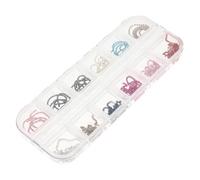 BIUDECO 1 boîte Chaîne Métallique Nail Art DIY Accessoire Manucure Décoratif Compact Facile à Poser pour Débutants et Professionnels