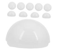 BIUDECO 10 pièces Demi-sphère LED Globe De Rechange Pour Miroir Maquillage Lumière Salle De Bain Lampe Couverture Facile À Installer Pour Chambre Salon