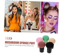 BIUDECO 10 pièces Éponge Maquillage Champignon Éponge Mousse Visage Sec et Humide Applicateur Fond de Couleur Mélange Uniforme Usage Professionnel et Quotidien