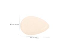 BIUDECO 10 Pièces Éponges de Maquillage Silicone Transparentes Applicateurs Réutilisables Non Absorbants Forme de Goutte pour Fond de Teint et Highlighter Faciles à Nettoyer et Durables