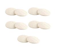 BIUDECO 10 pièces Éponges Loofah Naturelles Exfoliantes Pour Visage et Corps Gommage Doux Sans Irritation Nettoyant Profond des Pores Compacte pour Voyage et Soins Quotidiens